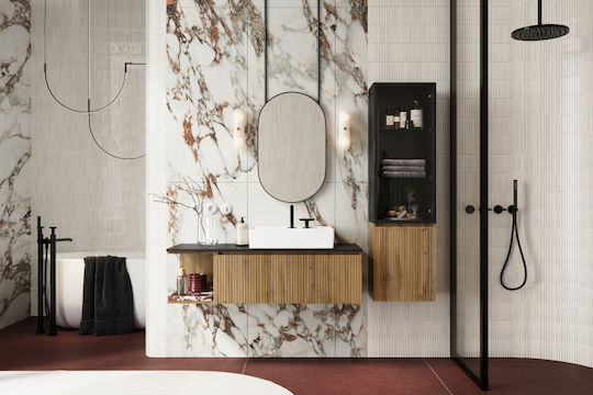 Coloană de Bucătărie Negru 40x32x140buc