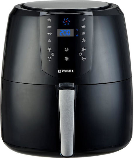 Zokura Air Fryer 5.2lt Μαύρο Z1232