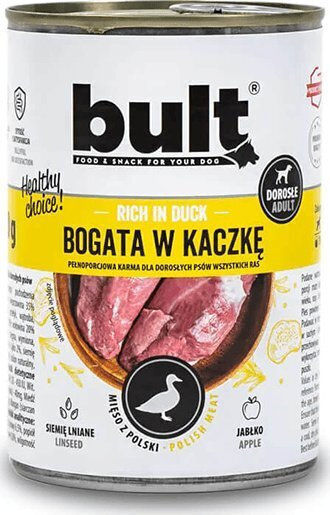 Bult Nassfutter für Katzen in Dose mit Ente 800gr