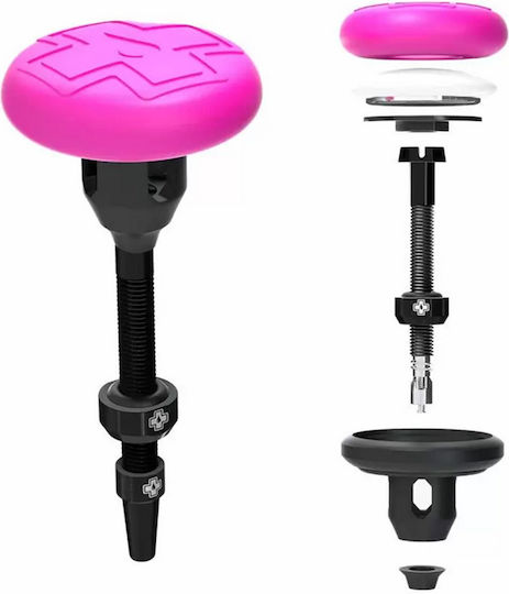 Muc-off Stealth Tubeless Tag Holder & 44mm Valve Kit Locator Mount