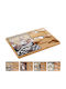 Zaros Wooden Cheese Serving Platter 30.5x21.5x1.2cm