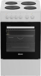 Indesit Independent cu Plite Emailate White I5E5PMW