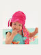 Kiokids Kids' Hat Fabric Sunscreen Fuchsia