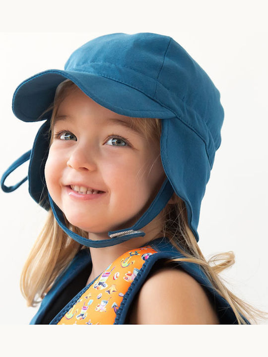Kiokids Παιδικό Καπέλο Υφασμάτινο Αντηλιακό Navy Μπλε