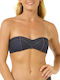 Strapless Bikini Top Denim