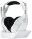Logitech A50 X Lightspeed Über Ohr Gaming-Headset mit Verbindung Bluetooth / USB Weiß