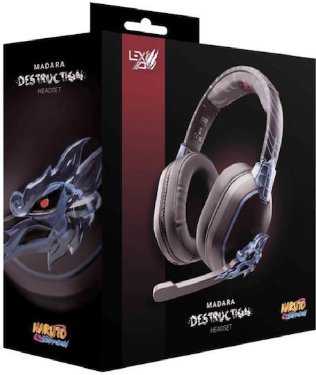 Lexip Madara Destruction Wireless Over Ear Gaming Headset with 3.5 mm / Bluetooth Connectivity Brown for Nintendo Switch / PC / PS4 / PS5 / XBOX