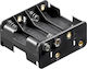 Goobay 8x AA Mignon Battery Holder 20 Pcs 11468