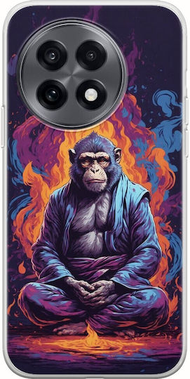 Meditation Animals Monkey Oneplus 13r 5g Flexible Tpu Διάφανη Σιλικόνη