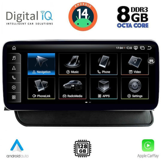 Digital IQ Ηχοσύστημα Αυτοκινήτου για Audi Q5 2008-2018 (Bluetooth/USB/WiFi/GPS/Apple-Carplay/Android-Auto) με Οθόνη Αφής 12.3"