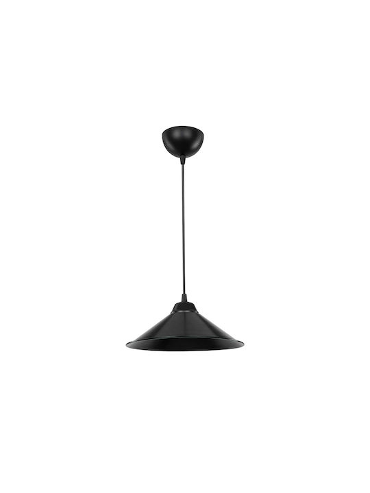 GloboStar Ferro Pendant Light Black Bell with S...