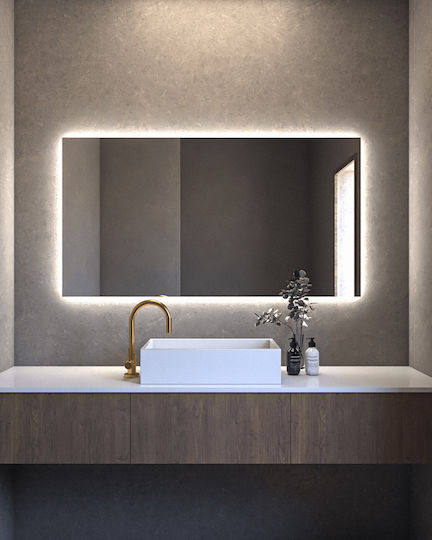 Square Project PM1001 Τετράγωνος Led Αφής 80x100cm