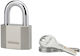 Thirard Steel Padlock Brass with Key 50mm 1pcs