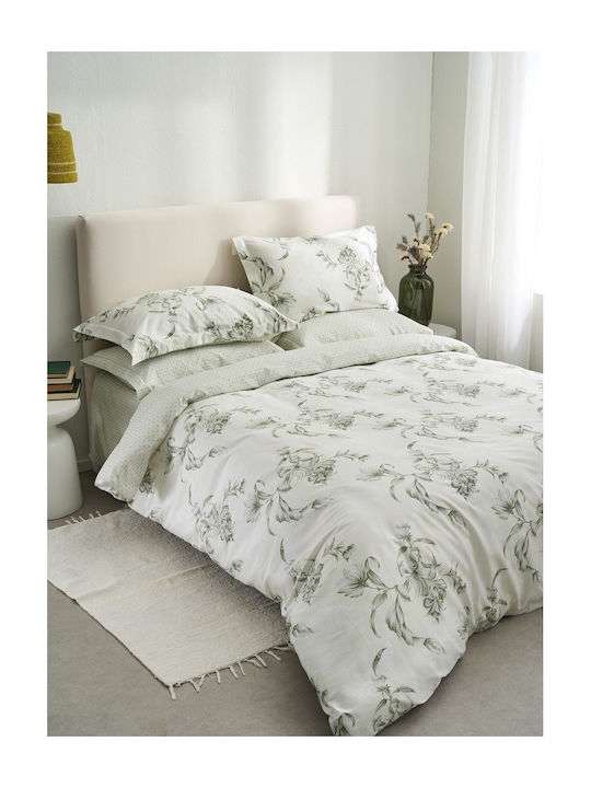 Vesta Home Victoria 2 Σετ Σεντόνια King Size 280x270εκ. Μέντα (4τμχ)