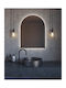 Arch Project Ημικυκλικός Καθρέπτης Μπάνιου Led Αφής 60x80cm