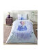 Tac Conținut set Husă de pilotă pentru copii Single cu față de pernă Frozen Diamond 160x220cm