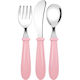 Set Baby Besteck aus Metall Gray 3Stück