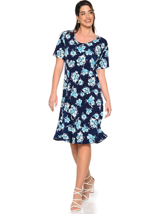 Summer Midi Dress Blue