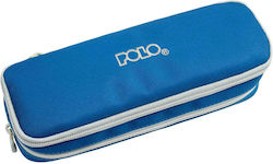 Polo Duo Box Pencil Case with 2 Compartments Blue