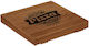 Set von 50 Boxen Pizza Kraft 45x45x4cm
