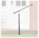 Edelstahl-Balustrade Relaxdays Silber H 90 cm B 80 cm