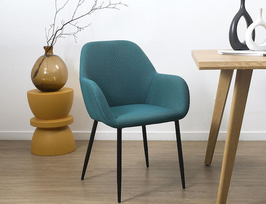 Chair Dining Room Atomic 59x55.7x85cm Blue
