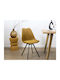 Atom Dining Room Polypropylene Chair Yellow 52x47x82cm