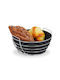 Relaxdays Cutie de pâine Inox Neagră 11x23cm