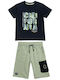 Kids' Set with Shorts Summer 2pcs Navy Blue Moovers