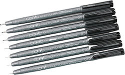 Copic Μαρκαδόροι Black Σετ 7τμχ
