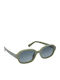 Eyelead Unisex Sunglasses with Green Frame and Green Polarized Lens