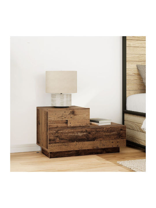 Nachttisch Old wood 70x36x40.5cm