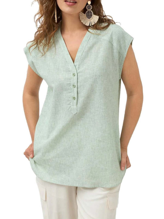 Style Γυναικείο Πουκάμισο Green