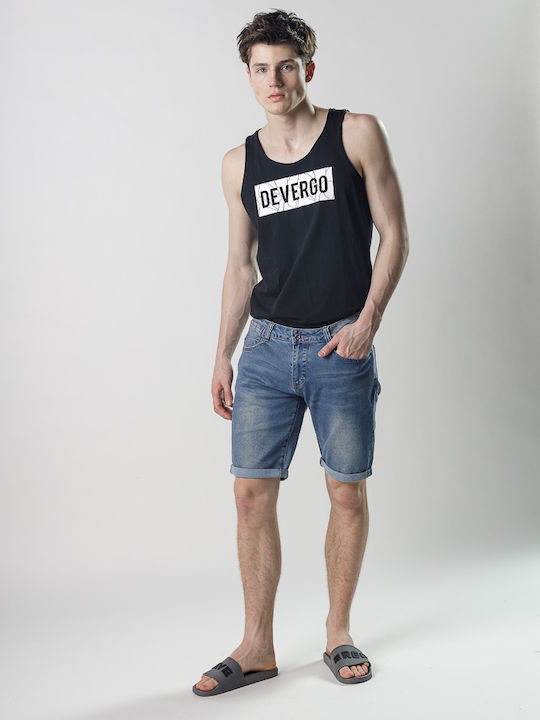 Frank Ανδρική Βερμούδα Washed Blue