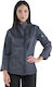 Damen Kochjacke Oporto Dunkelgrau Reißverschluss Martiform