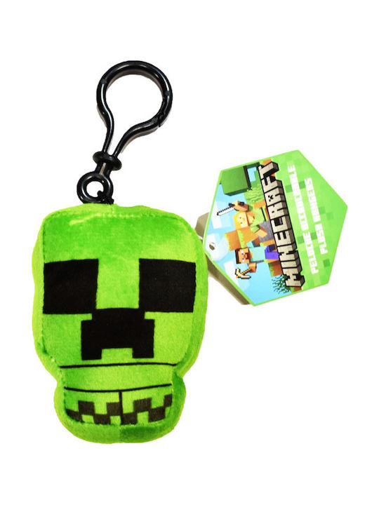 Creeper Minecraft Green Plush Keychain 8cm