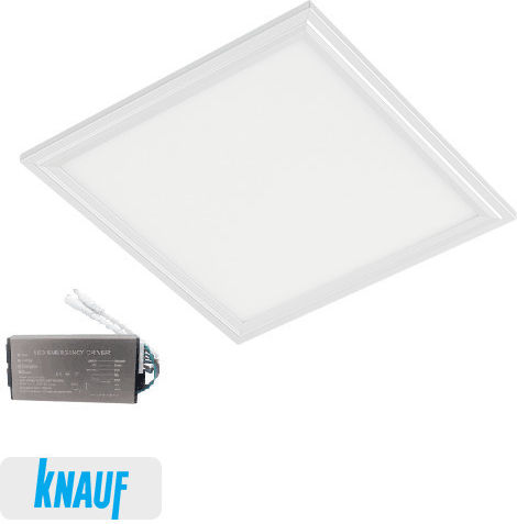 Elmark Panou LED Pătrat 40W Cu Lumină Albă Rece 6500K