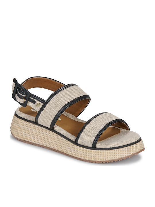Gioseppo Women's Platform Shoes Beige