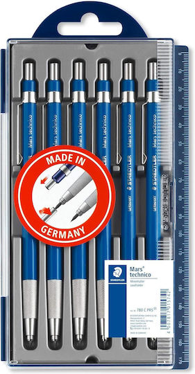 Staedtler 780 C Pr5 Mars Technico Leadholder Pencil with Built-in Sharpener Hb Line Width 2 Mm Pack of 6 Pieces