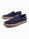 Men's Leather Moccasins Blue