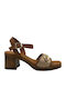 Leder Sandalen Anatomisch Tabac Braun