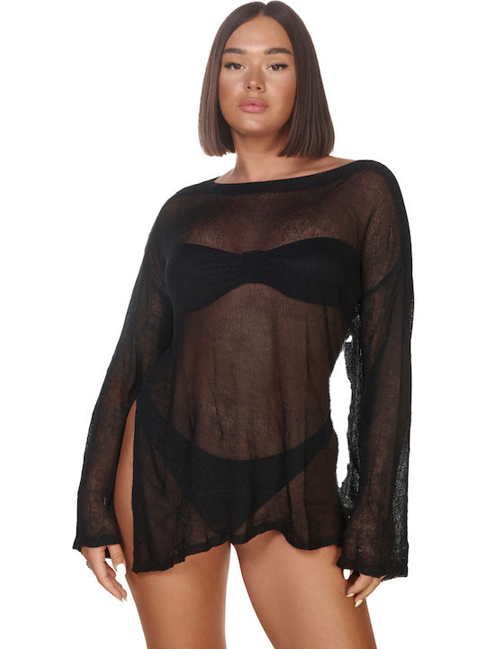 Comfort Women's Maxi Dress Beachwear Black