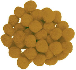 Pompons Ανοιχτο Μπεζ Χρωμα 50 Τεμaχια Μεγεθος 25 Mm I-mondi * C