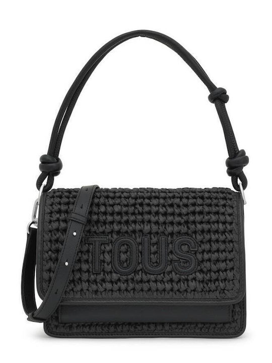 Tous Bandolera Straw Women's Bag Shoulder Black