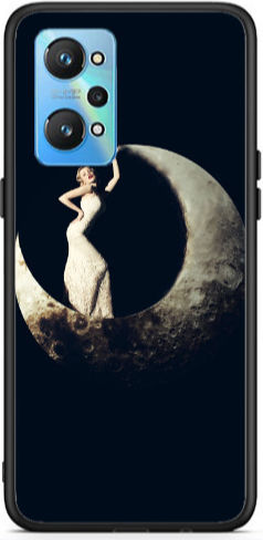 Realme Gt Neo 2 Woman In Moon Black Glossy Θήκη