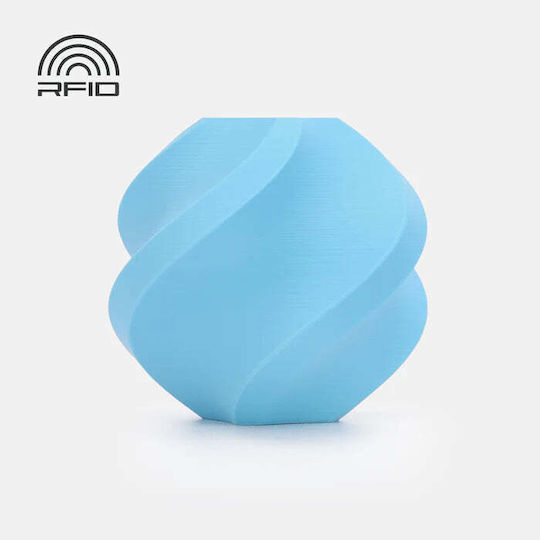 Bambu Lab Bambu PLA 3D Printer Filament 1.75mm Sky Blue 1kg 1τμχ (Refill)