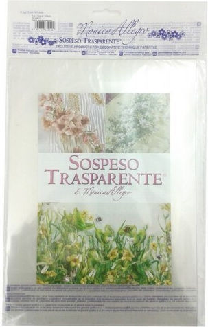 Transparente Gelblätter Sospeso Trasparente Monica Allegro 4 Blätter