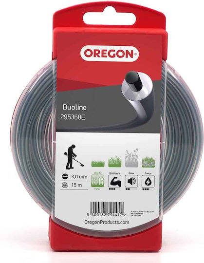 Oregon Duoline Linie pentru tăierea ierbii De lungime 15m și de grosime 3mm