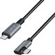 LogiLink USB 2.0 Cable USB-C male - USB-C 100W PD Μαύρο 1m CU0182