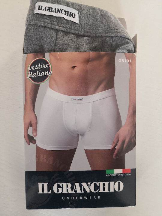 Il Granchio Herren-Boxershorts 1Packung Grey